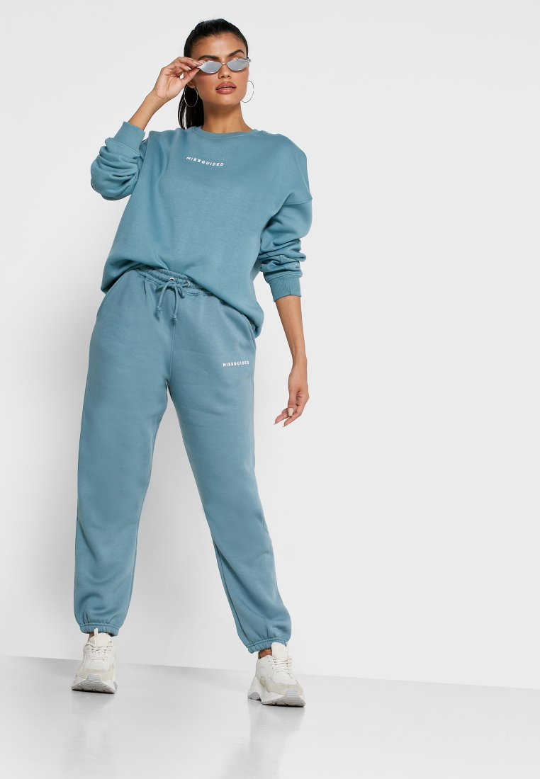 Buy Missguided blue Joggers for Women MENA,