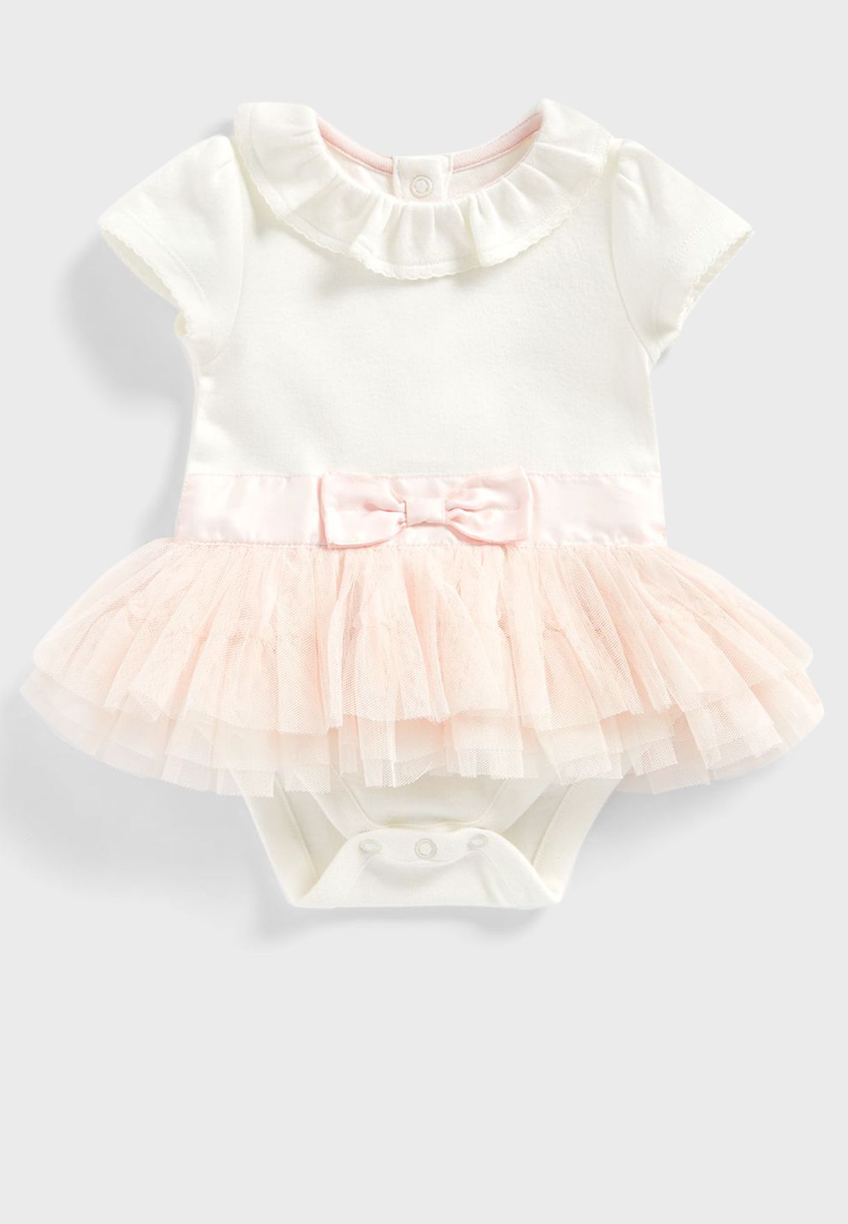 Infant Bow Detail Tulle Dress