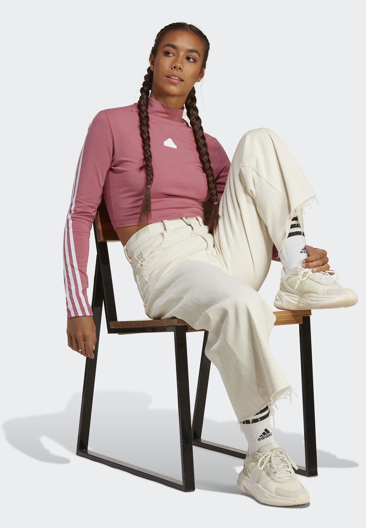 3 Stripe Future Icons High Neck Top