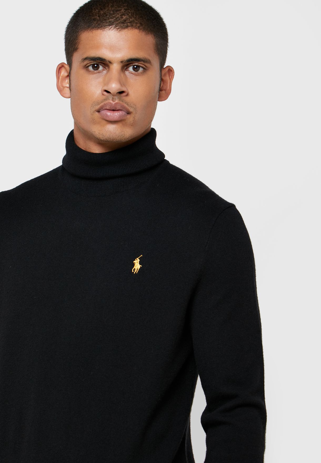 Buy Polo Ralph Lauren black Turtle Neck Sweater for Men in MENA, Worldwide