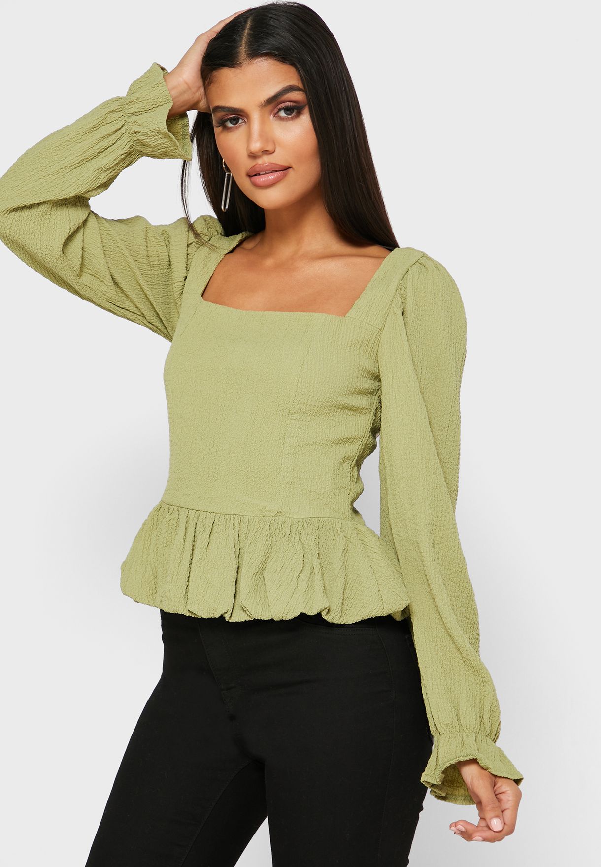 tall peplum top