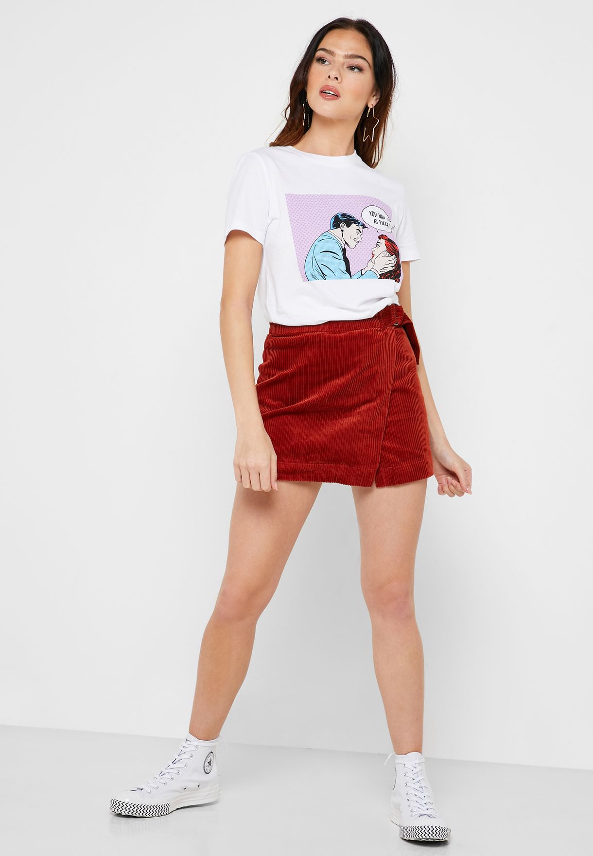 brown corduroy skirt forever 21