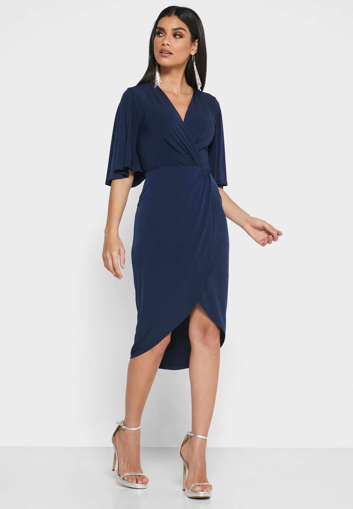 john zack wrap dress