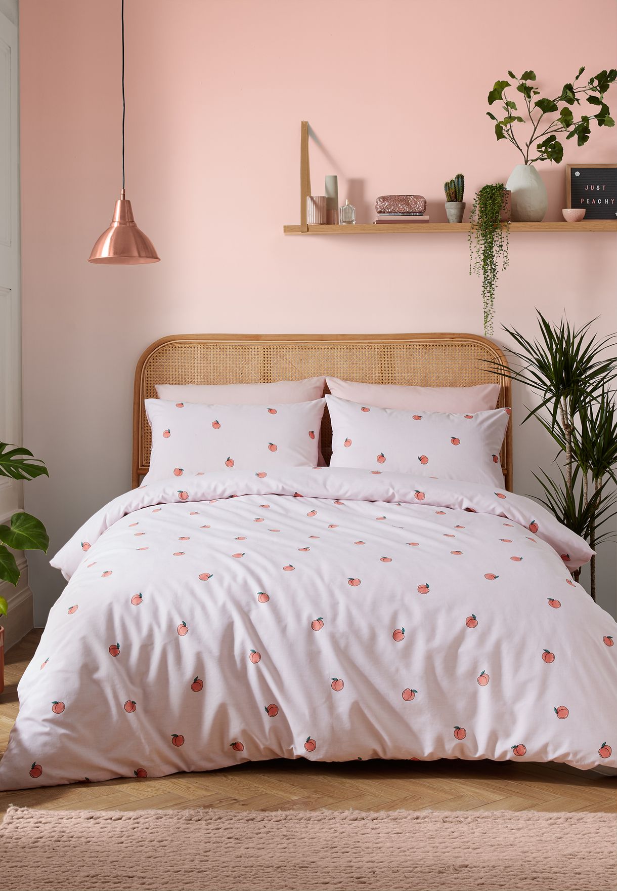 Peachy King Quilt Bedding Set 230 x 220cm