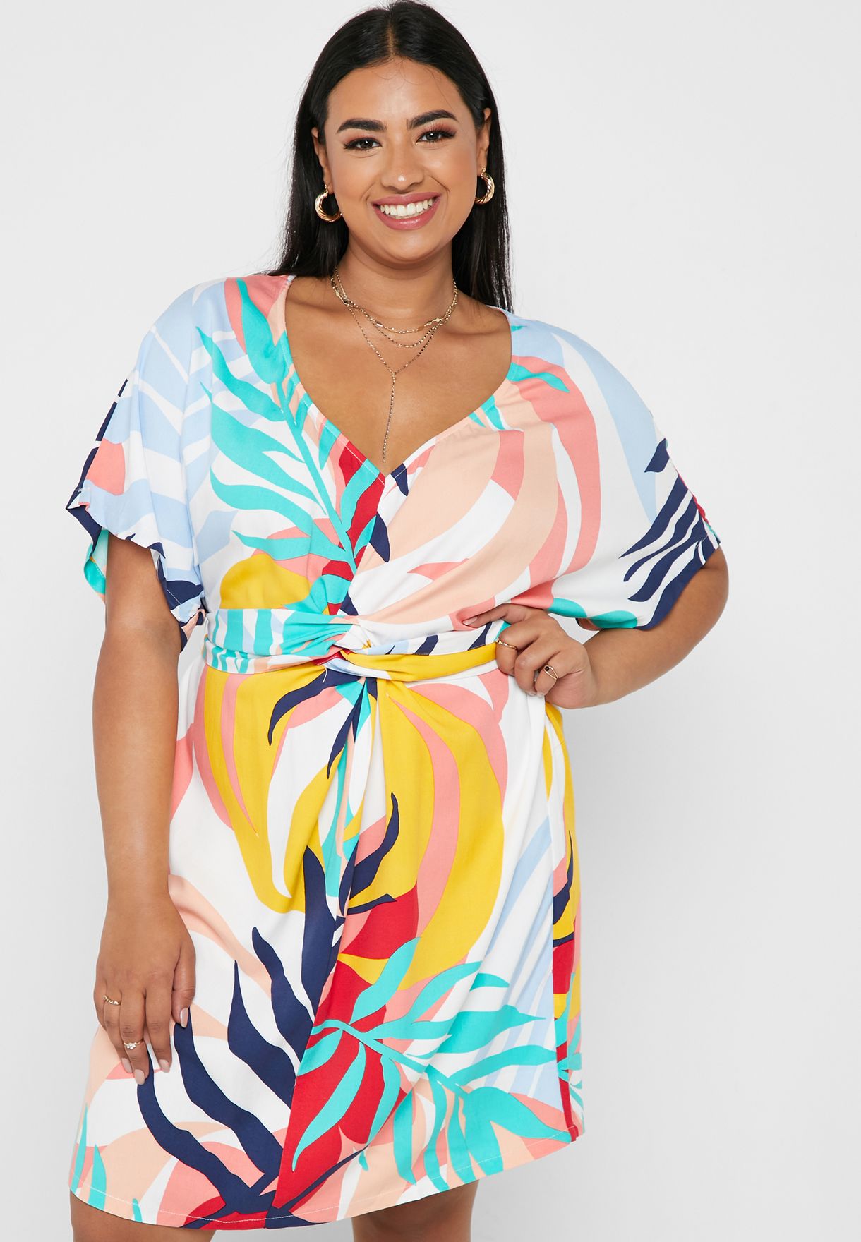 forever 21 tropical print dress