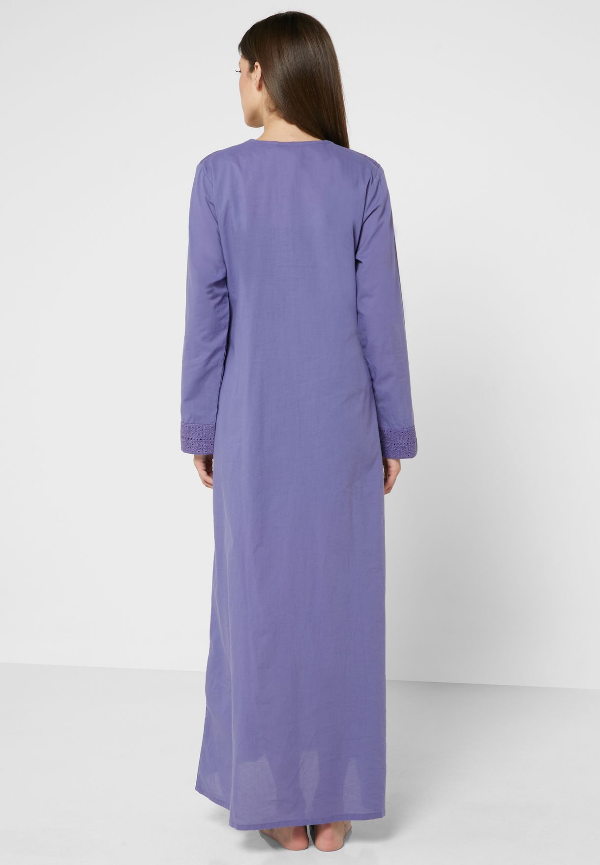 Embroidered Button Detail Nighties
