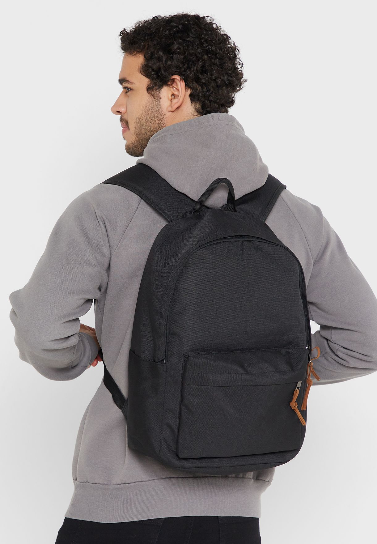 Casual Canvas Backpack With Laptop Sleeve