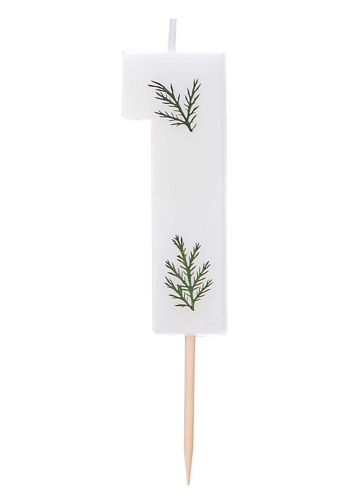 Pressed Foliage Candle - Number 1