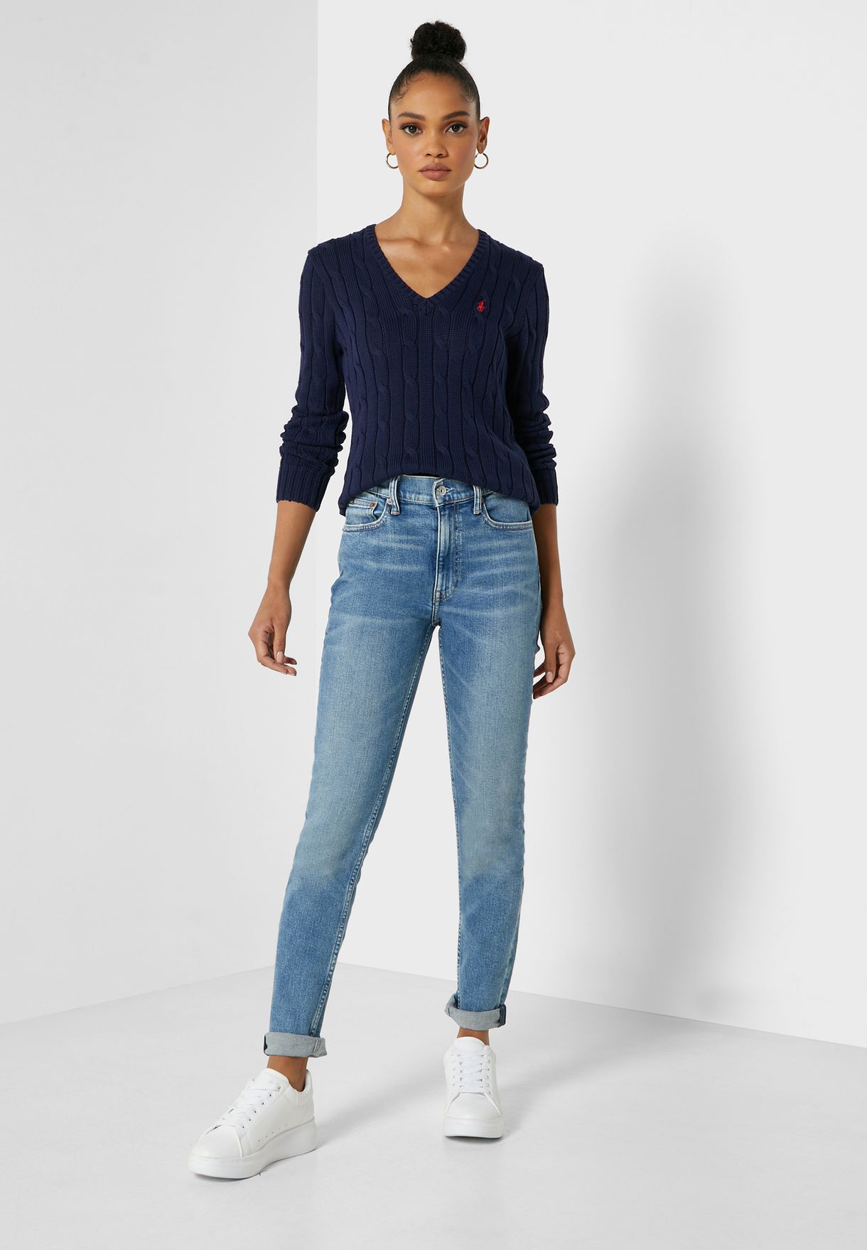 ralph lauren high waisted jeans