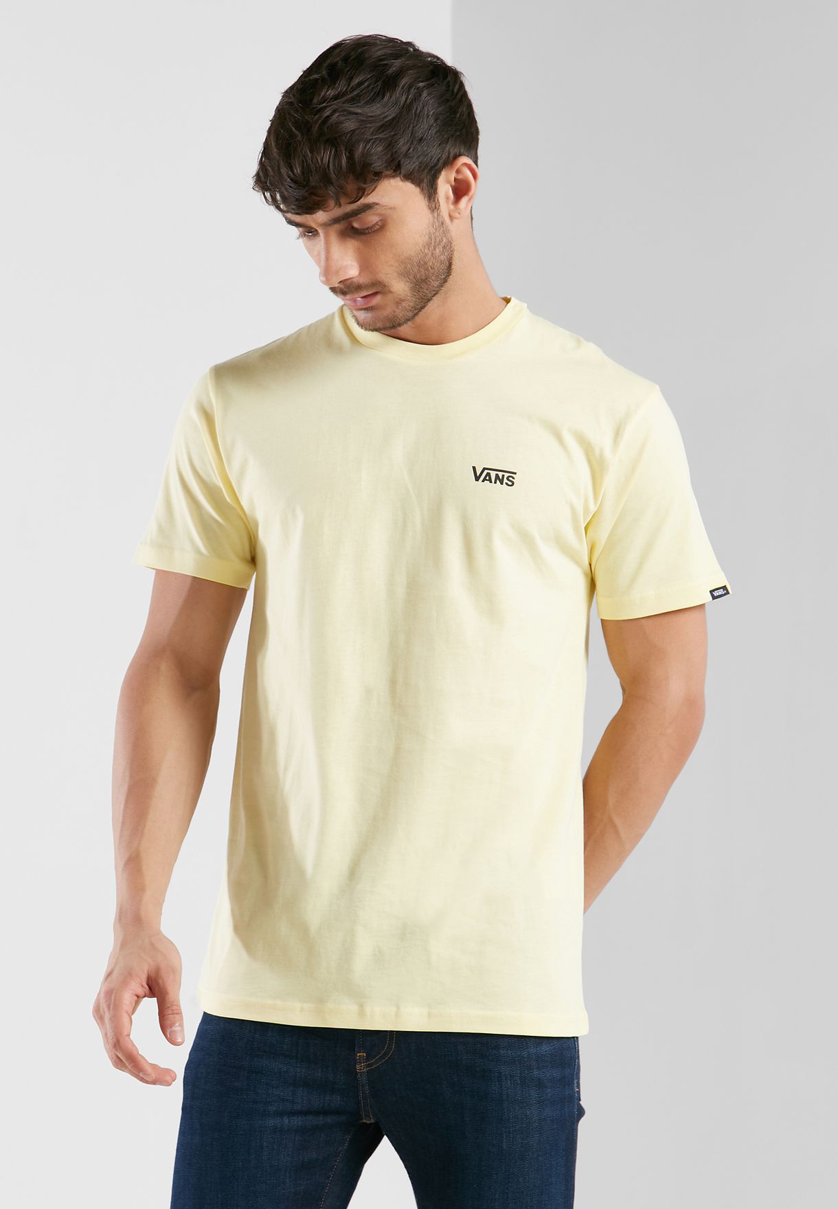 light yellow vans shirt