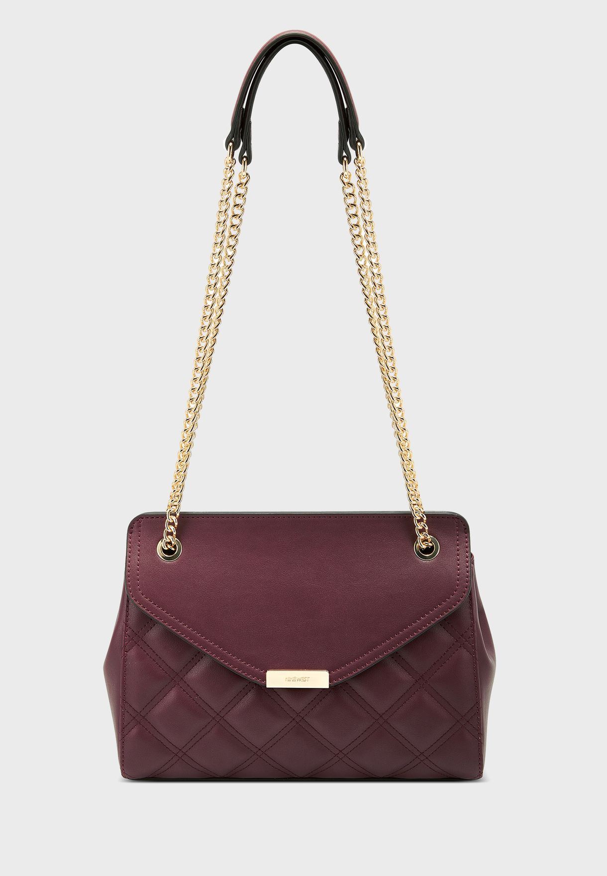 nine west burgundy handbag