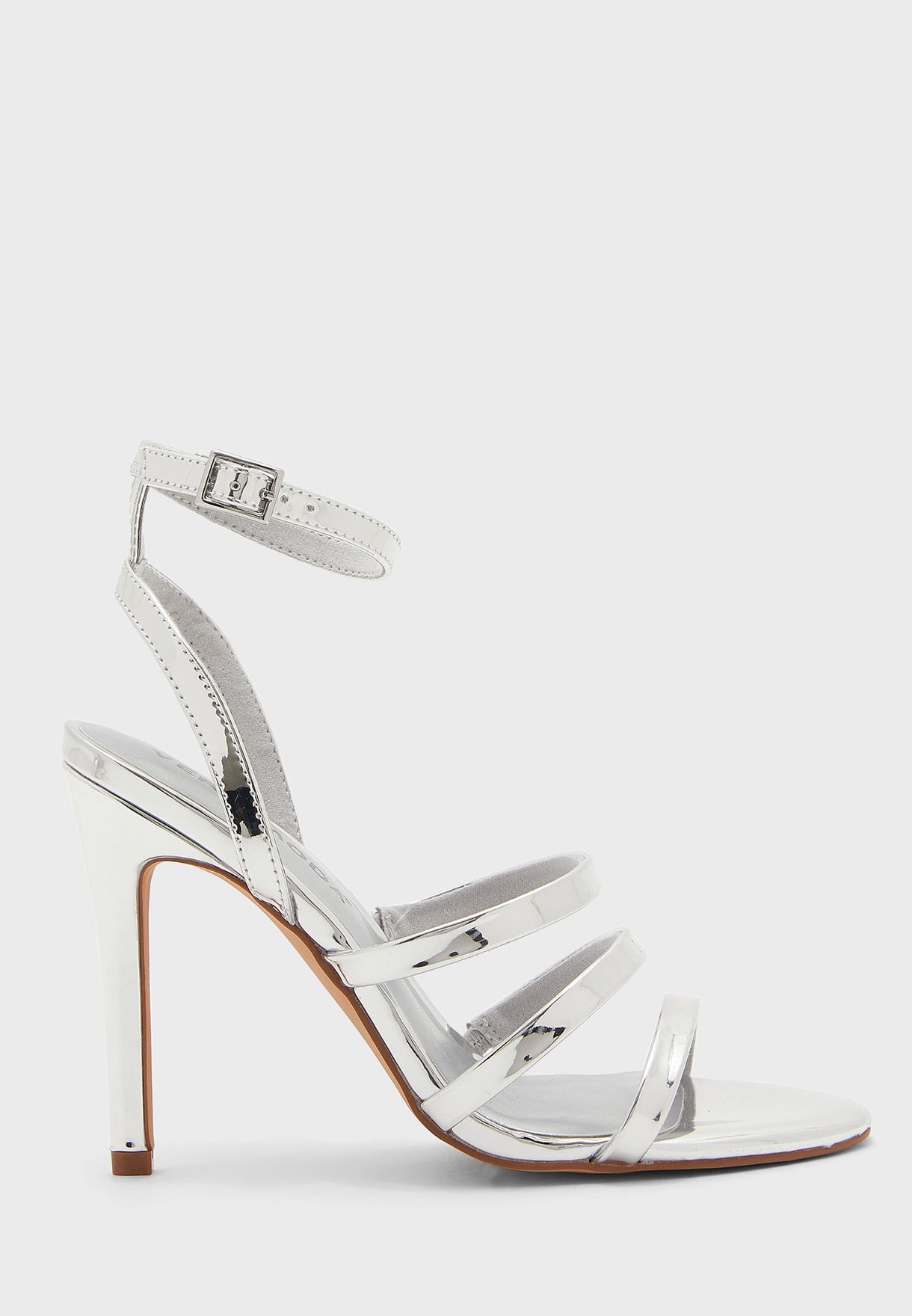Buy Vero Moda silver Multi Strap High Heel Sandals for Women in MENA ...