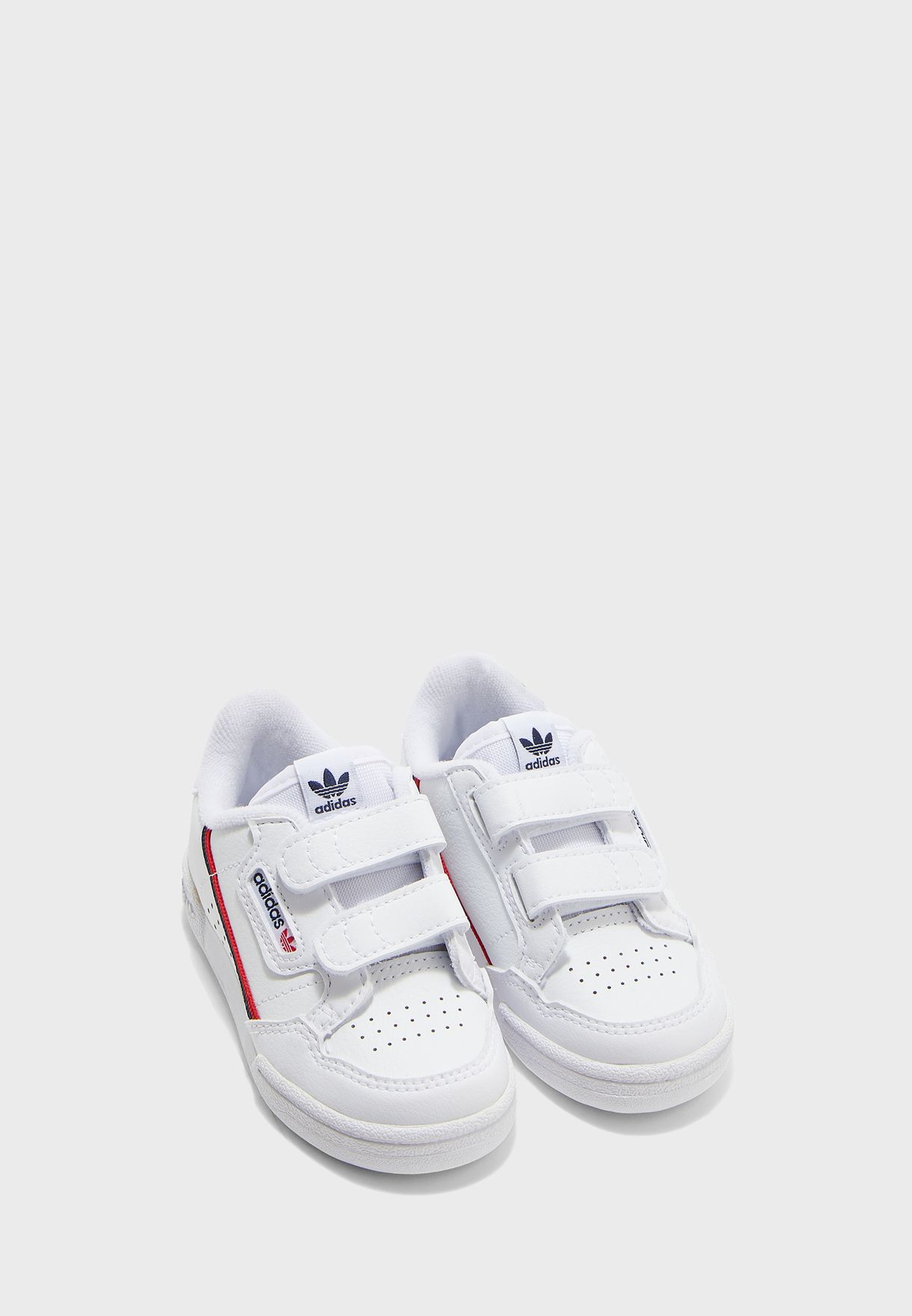 adidas continental 80 infant white