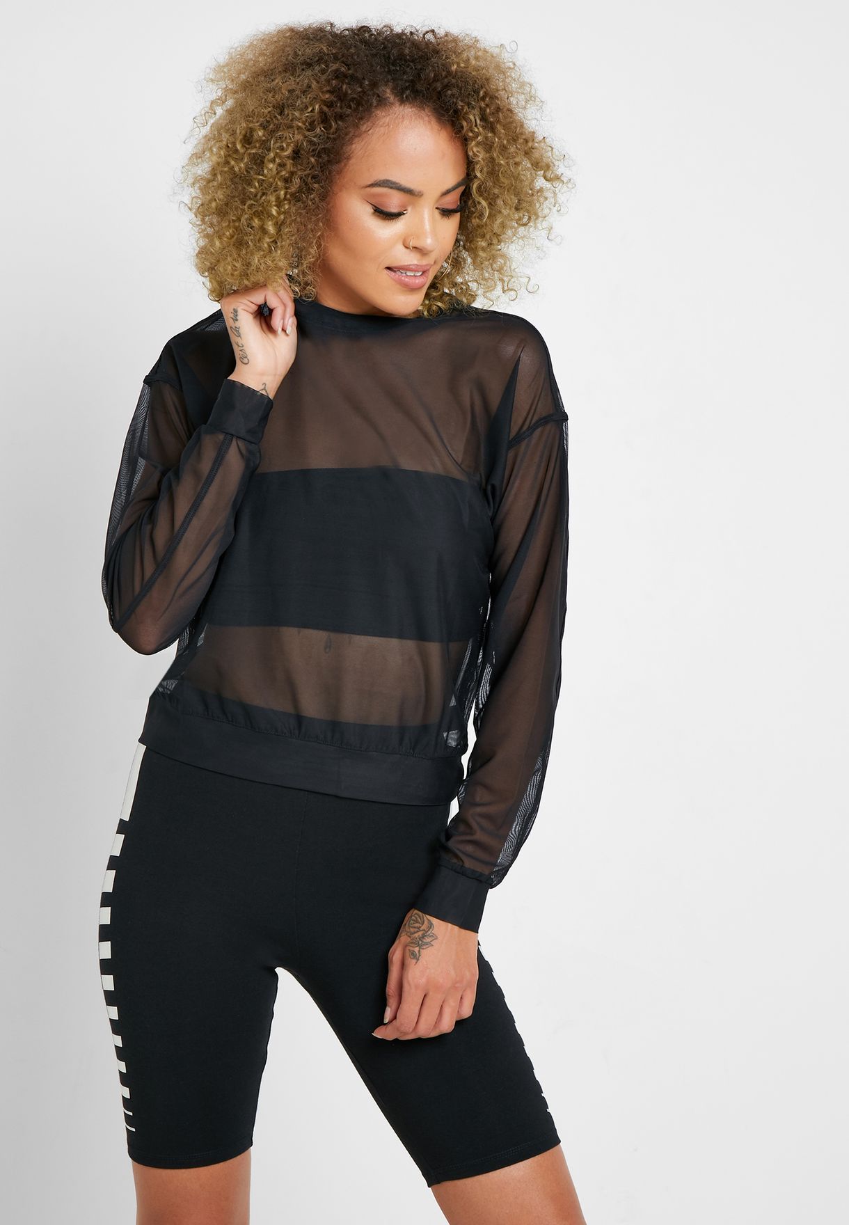 forever 21 mesh long sleeve