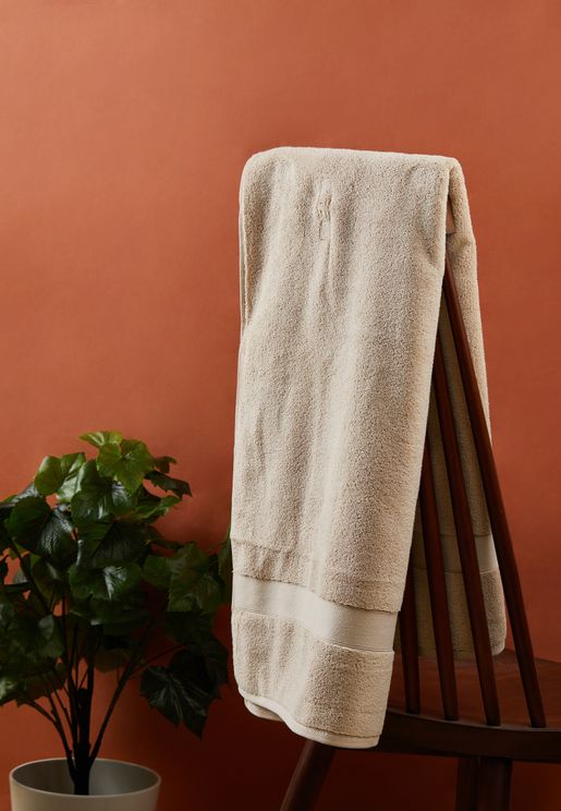 Tracy Beige Bath Towel 70X140Cm