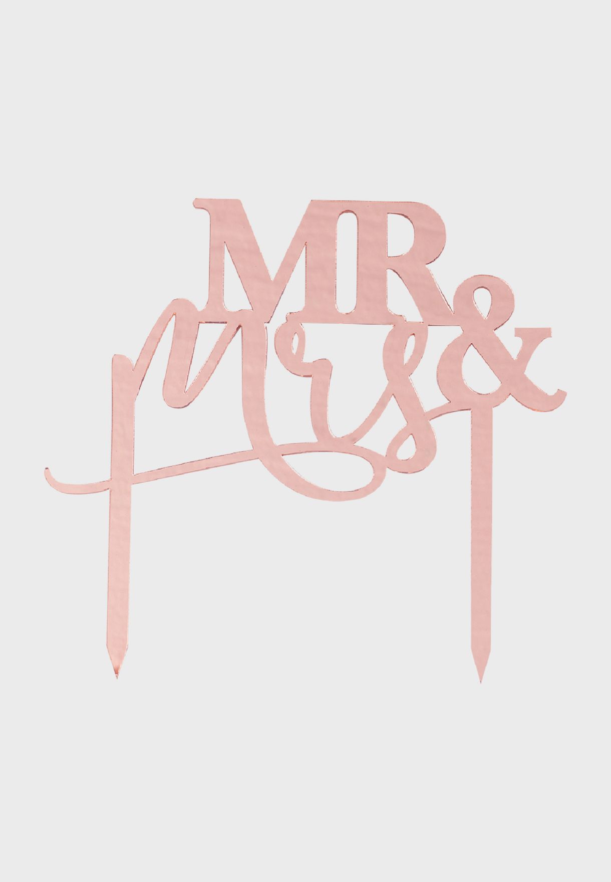 Mr And Mrs Cake Topper