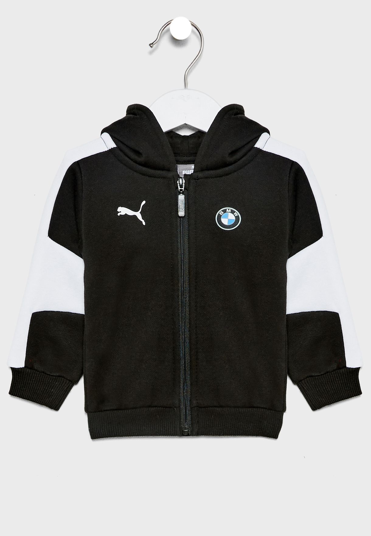 Buy PUMA black Infant BMW MMS Hooded Tracksuit for Kids in MENA, Worldwide