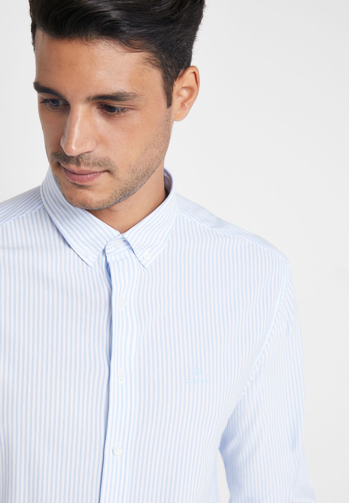 Buy Gant stripes Tech Prep Striped Regular Fit Shirt for Men in MENA ...