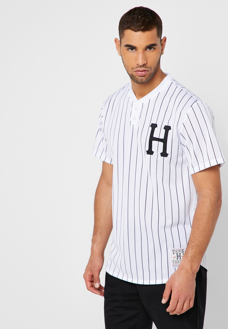 Huf Bronx Henley Shirt - White