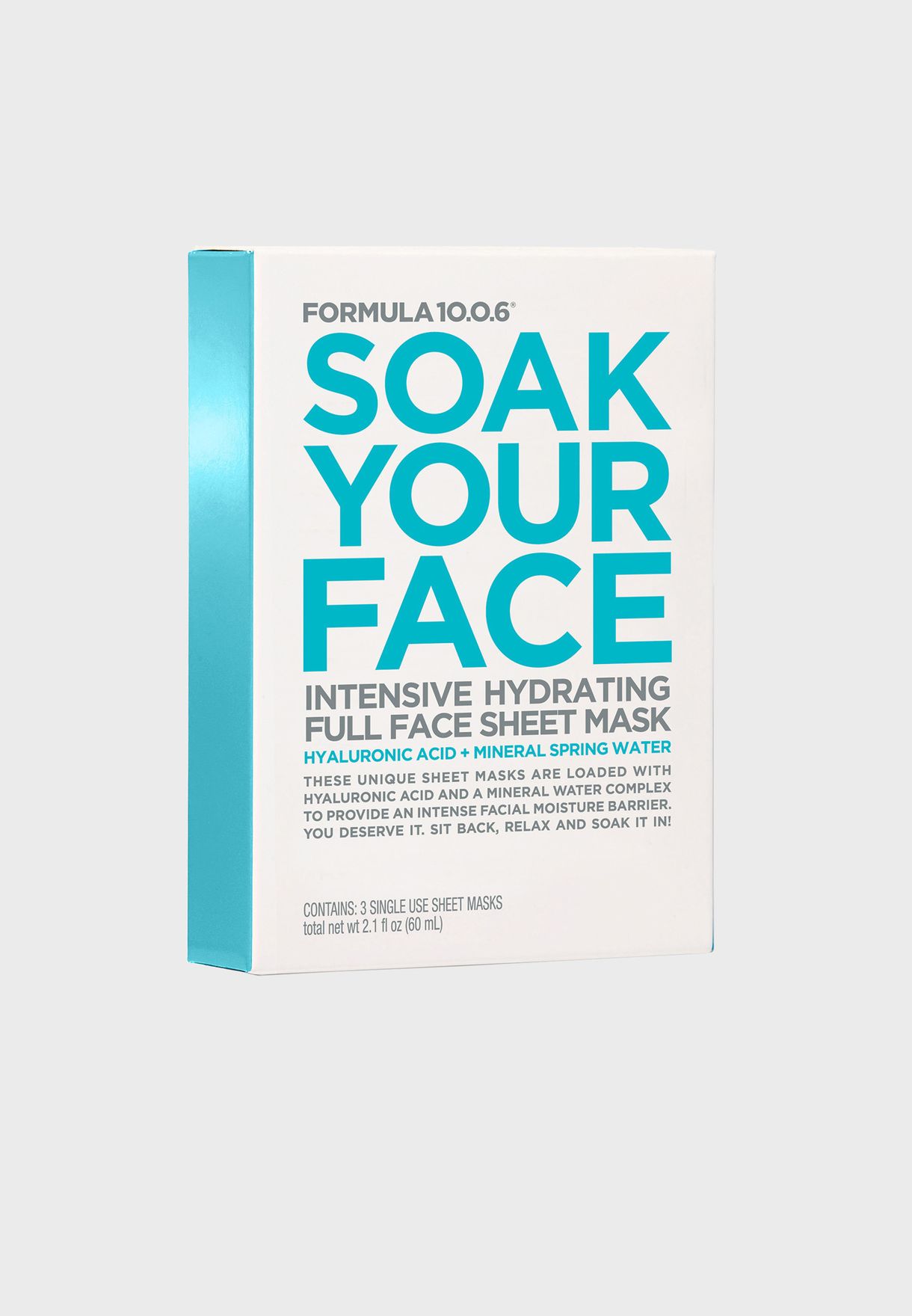 Soak Your Face- 3 Pack Sheet Mask