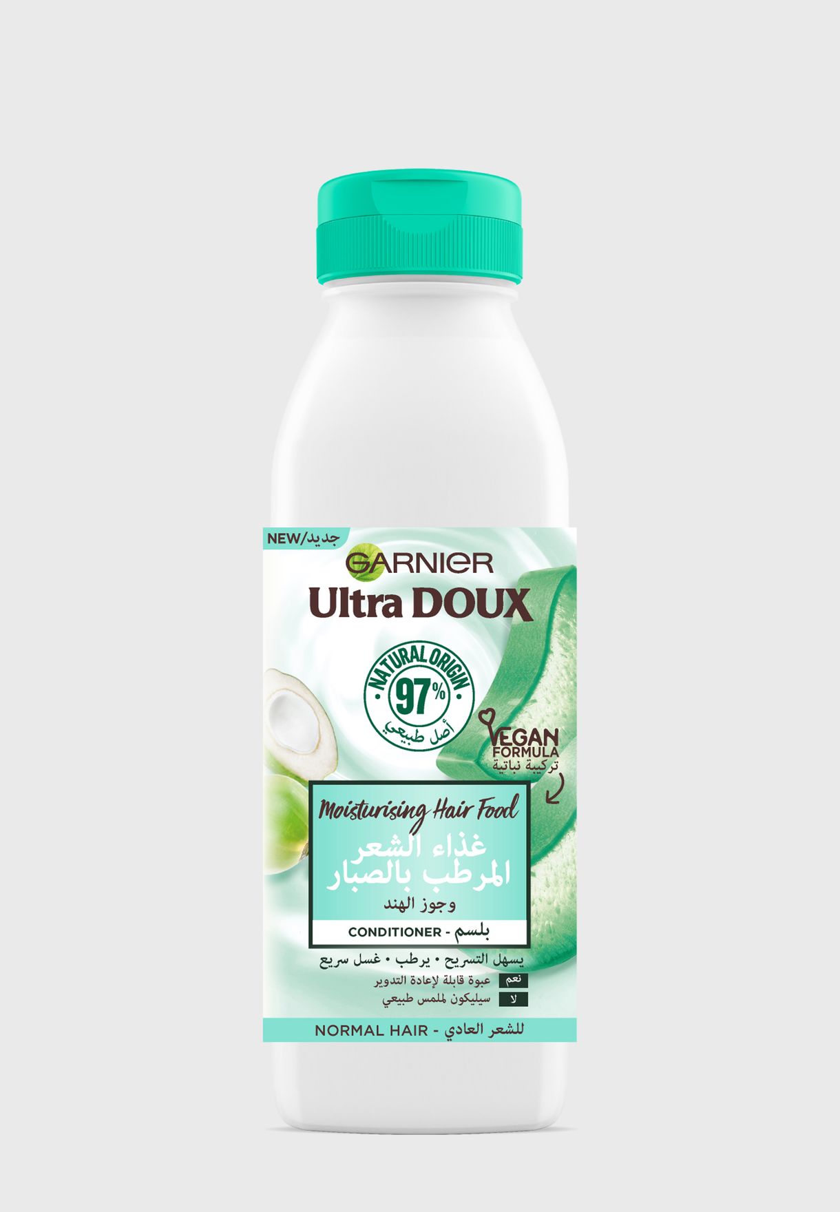 Buy Garnier clear Ultra Doux Hair Food Aloe & Coconut Conditioner 350Ml  for Women in Muscat, Salalah