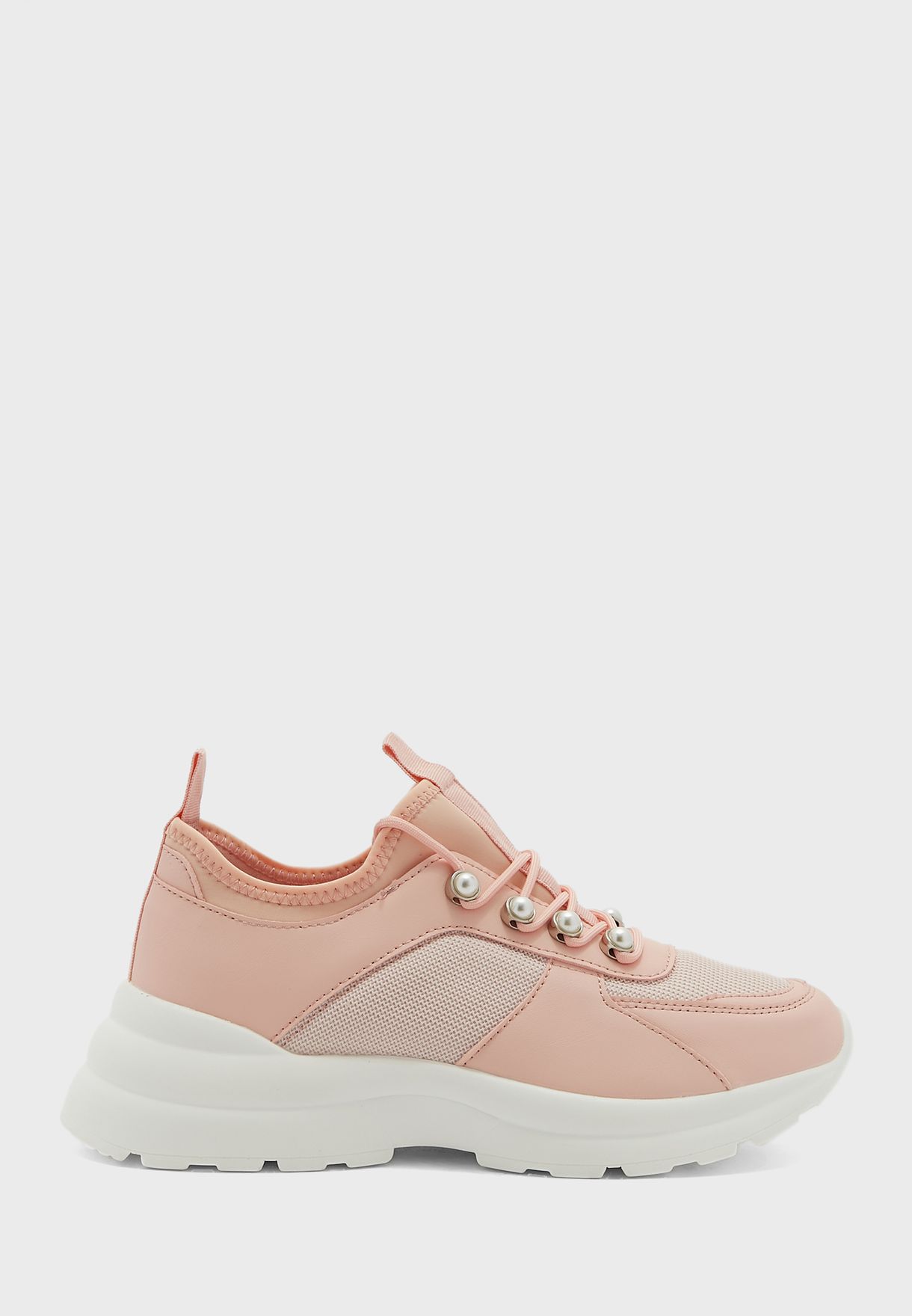Pearl Detail Chunky Sneaker