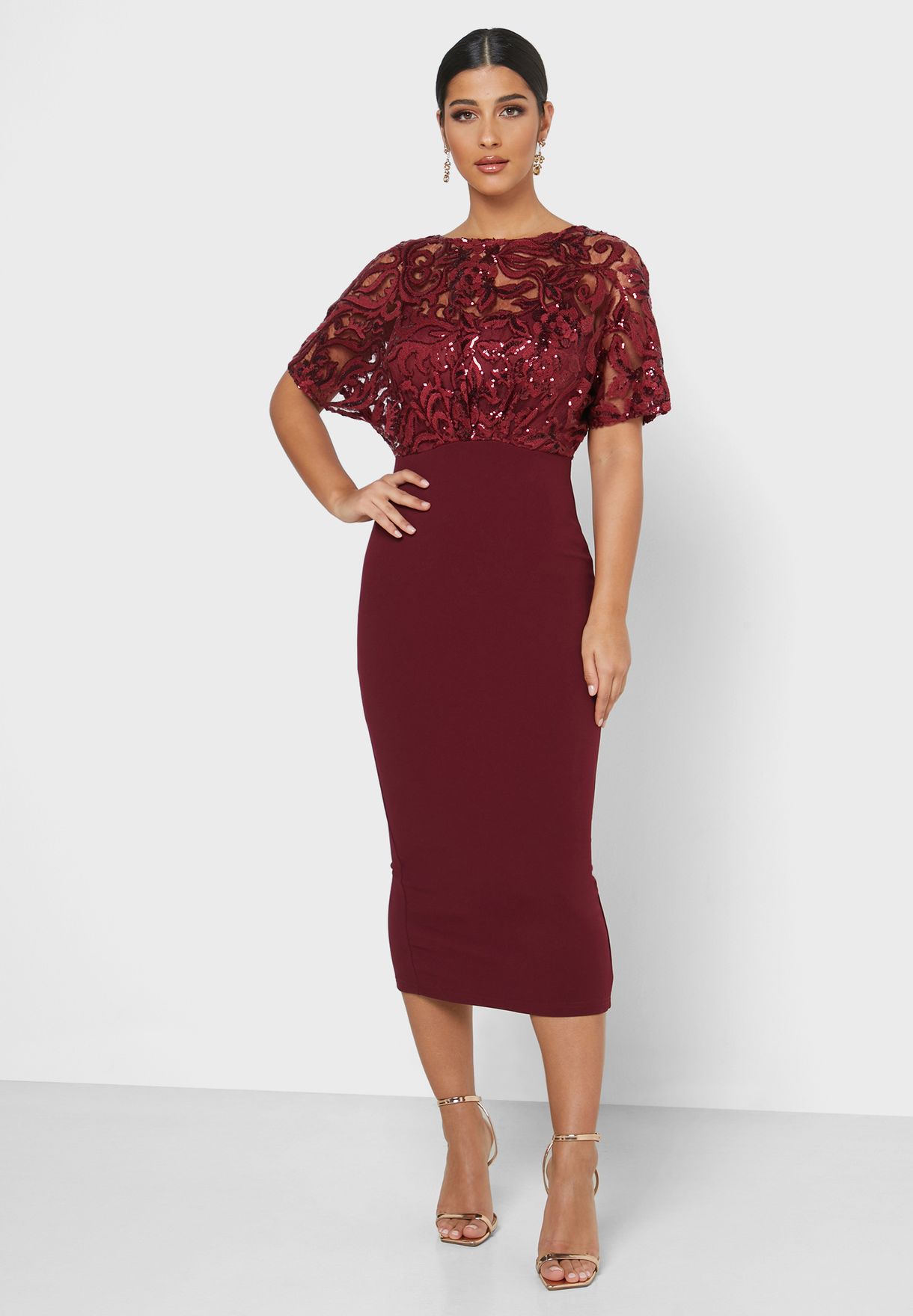 top midi dress
