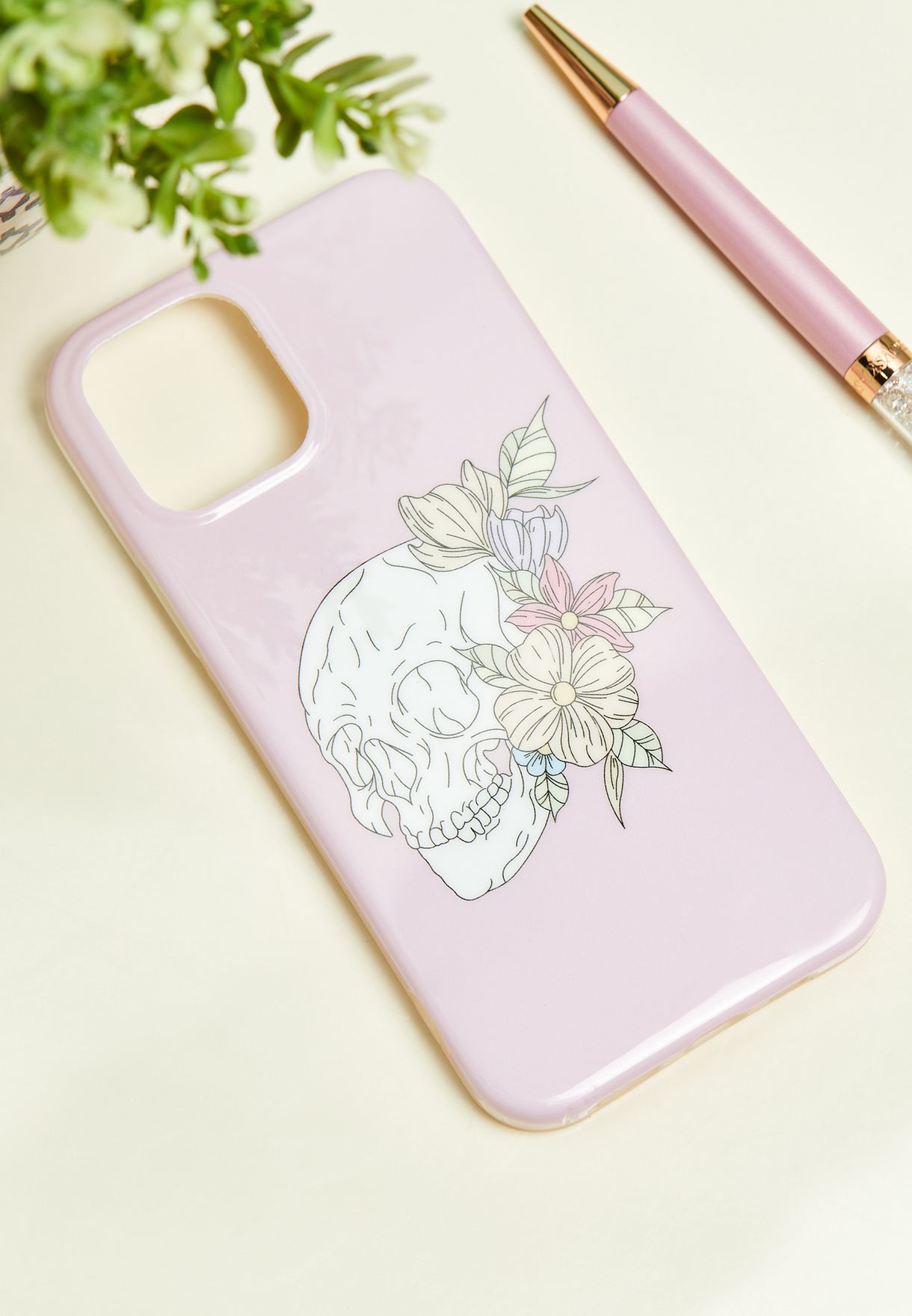 Floral Skull IPhone 12 / 12 Pro Case