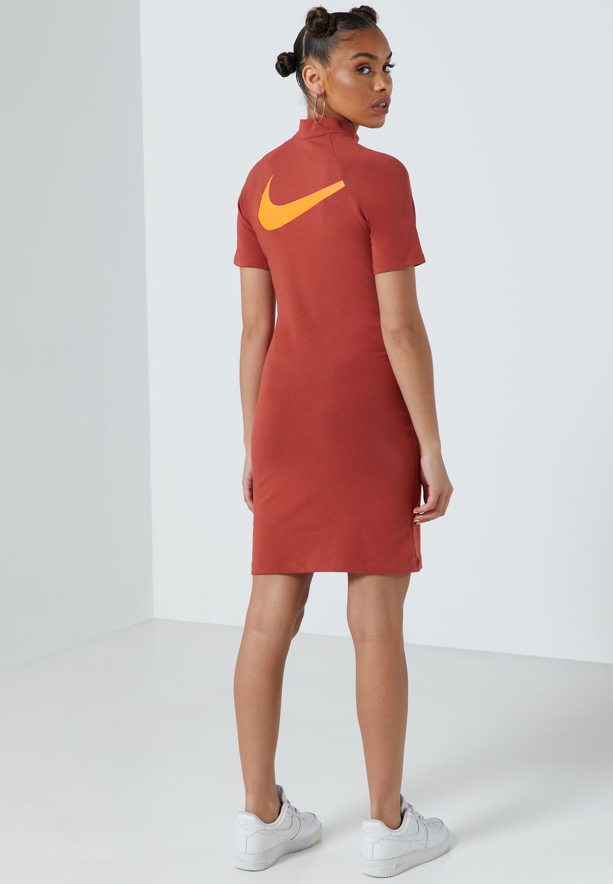 nike orange dress