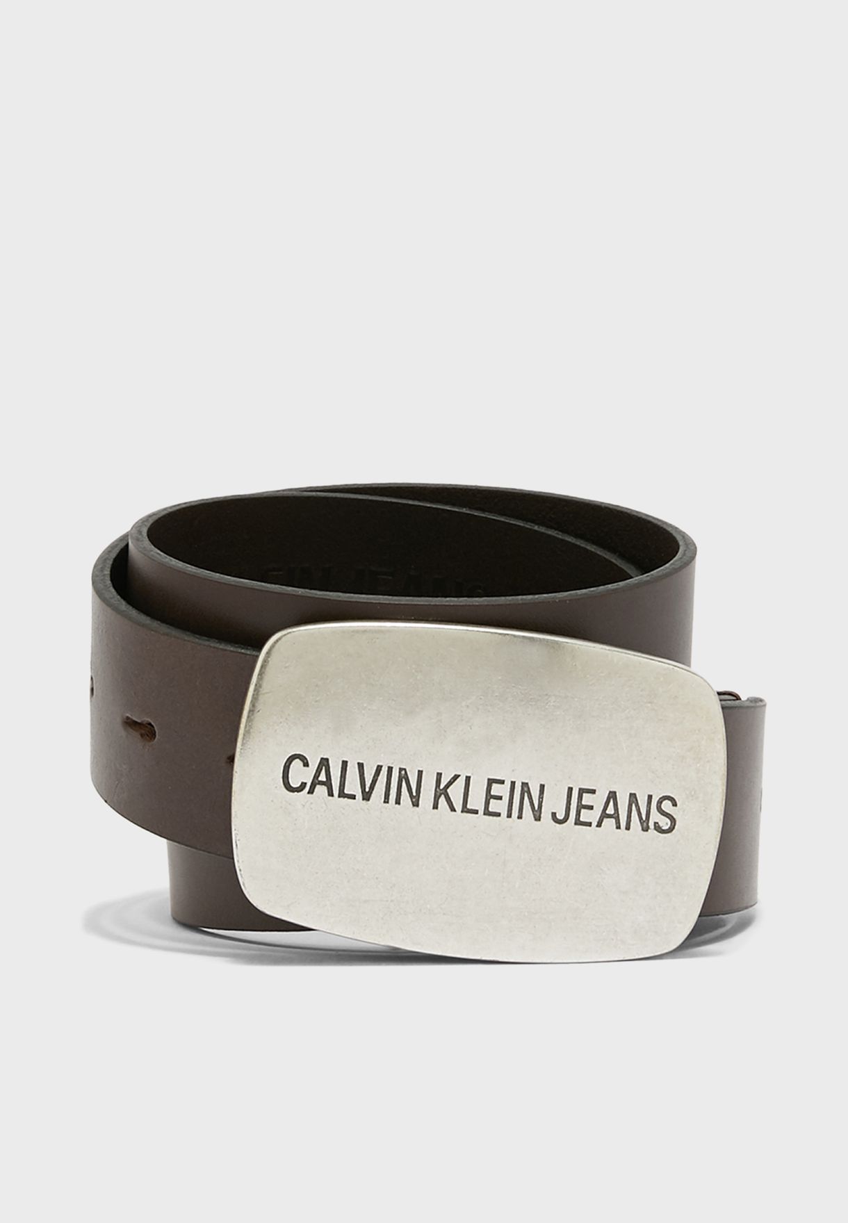 Buy Calvin Klein Jeans brown Dallas Belt for Men in Muscat, Salalah