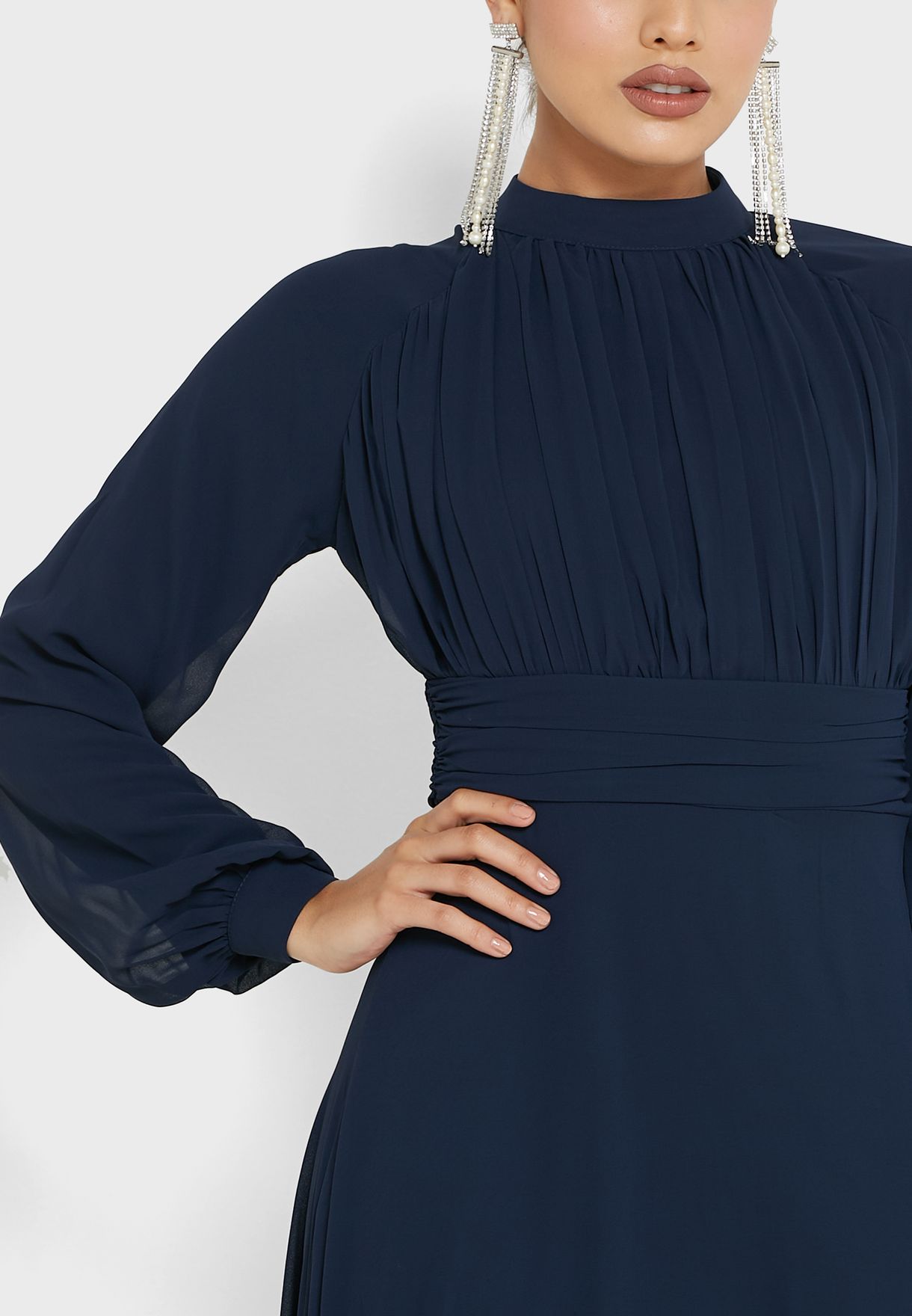 Ruched Detail Dress