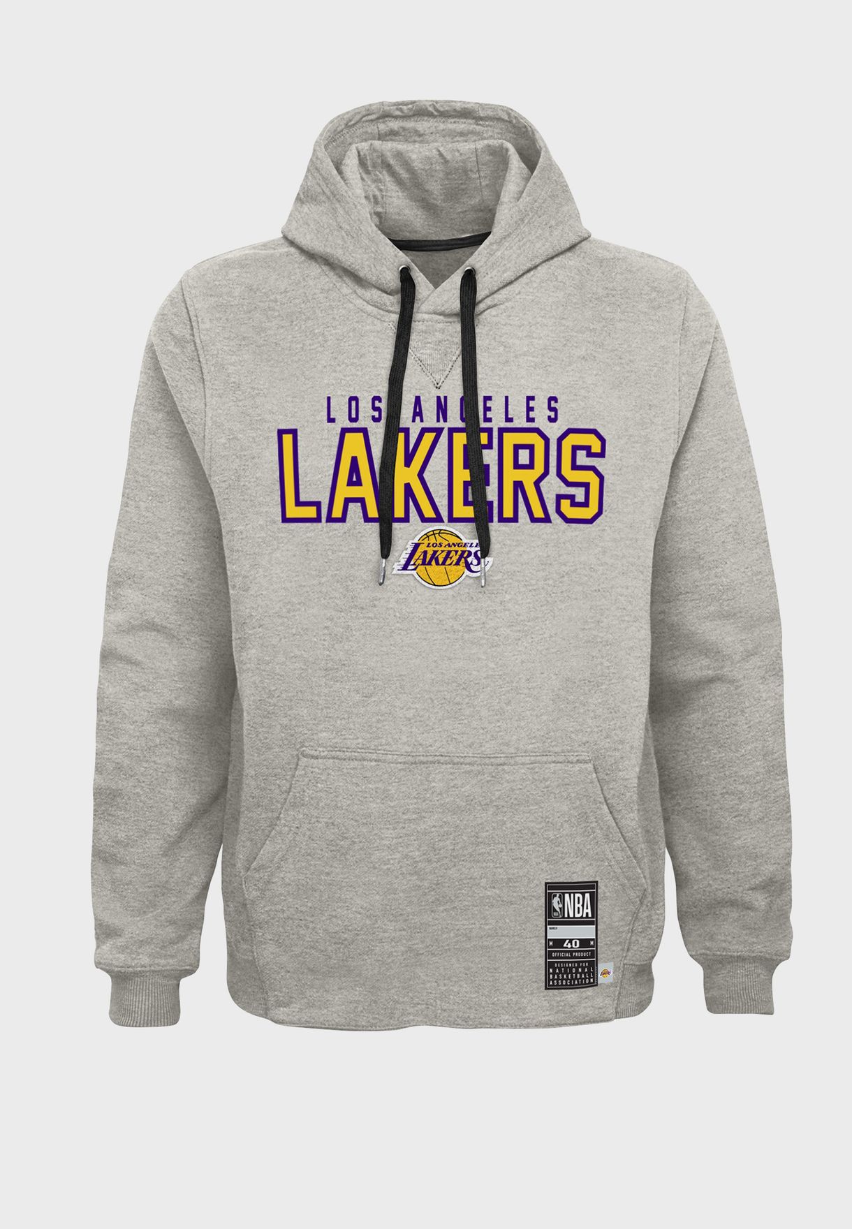 S OuterStuff Los Angeles Lakers Hoody Goat Po Hoody Lebron James Grey 