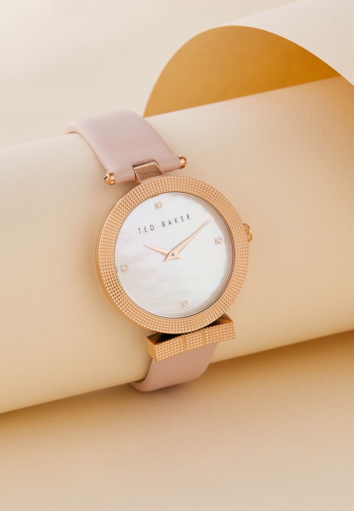 ted baker pink bow watch