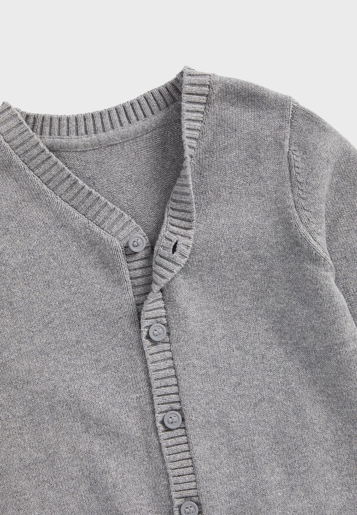 Kids Knitted V-Neck Cardigan