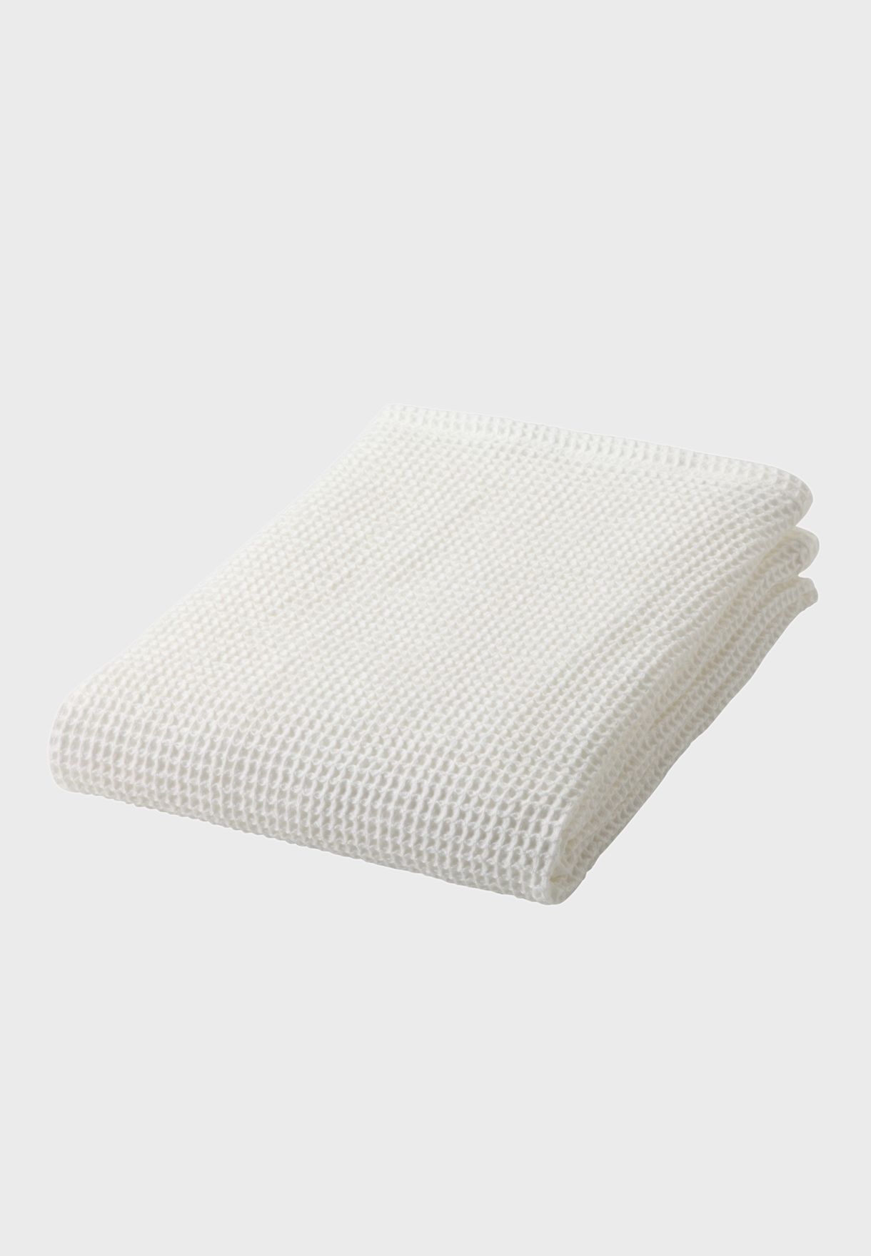 Organic Cotton Waffle Small Bath Towel 60x120cm