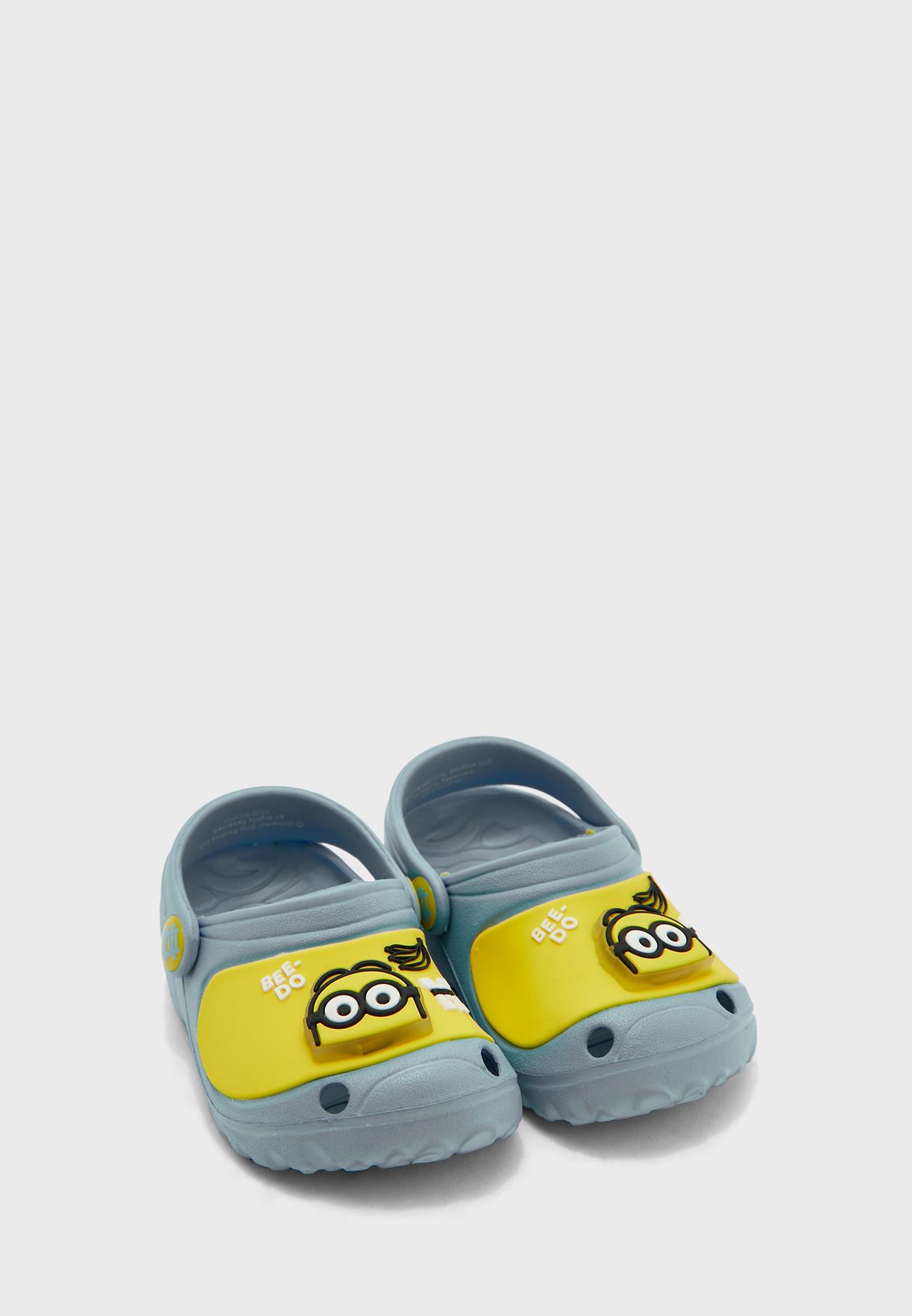 Minions Clogs With Led Light Badge