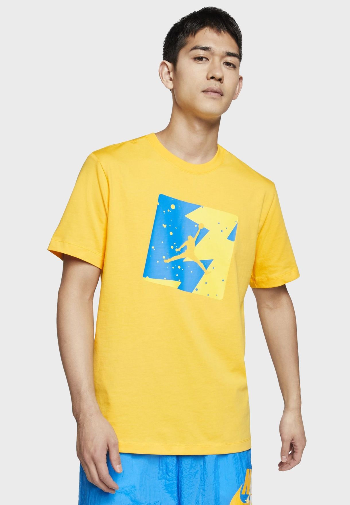 yellow jordan t shirt