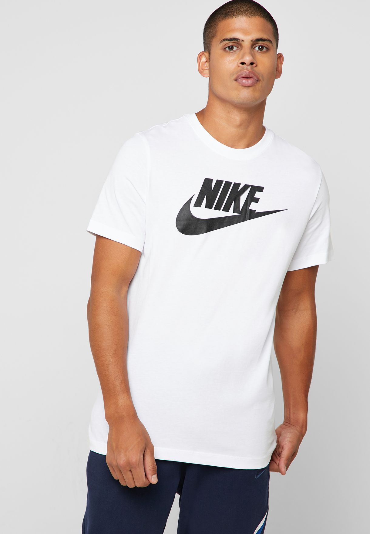 Buy Nike white NSW Icon Futura T-Shirt for Men in MENA, Worldwide ...