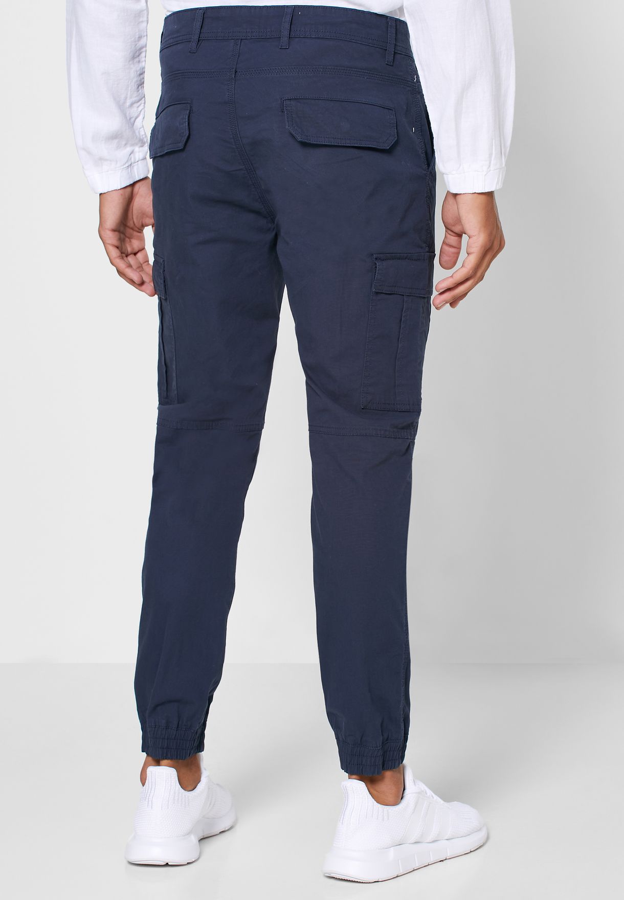 Buy Lee Cooper blue Cuffed Cargo Pants for Men in Manama, Riffa