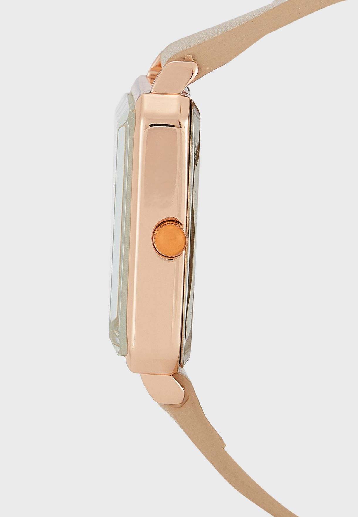 Double Wrap Rectangle Strap Watch