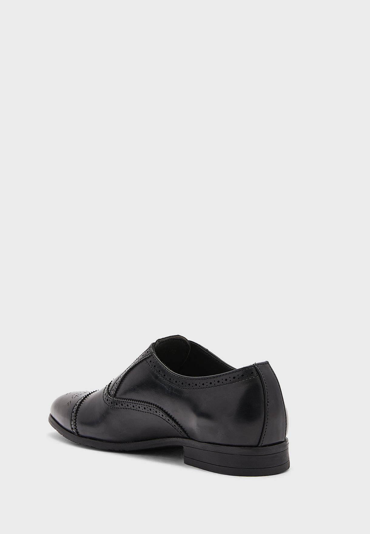 Faux Leather Brogue Oxford Formal Lace Ups