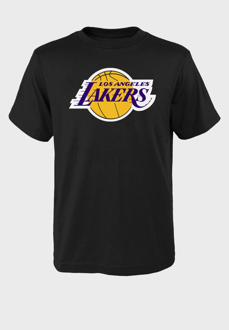 Los Angeles Lakers Youth Primary Logo T-Shirt - Black