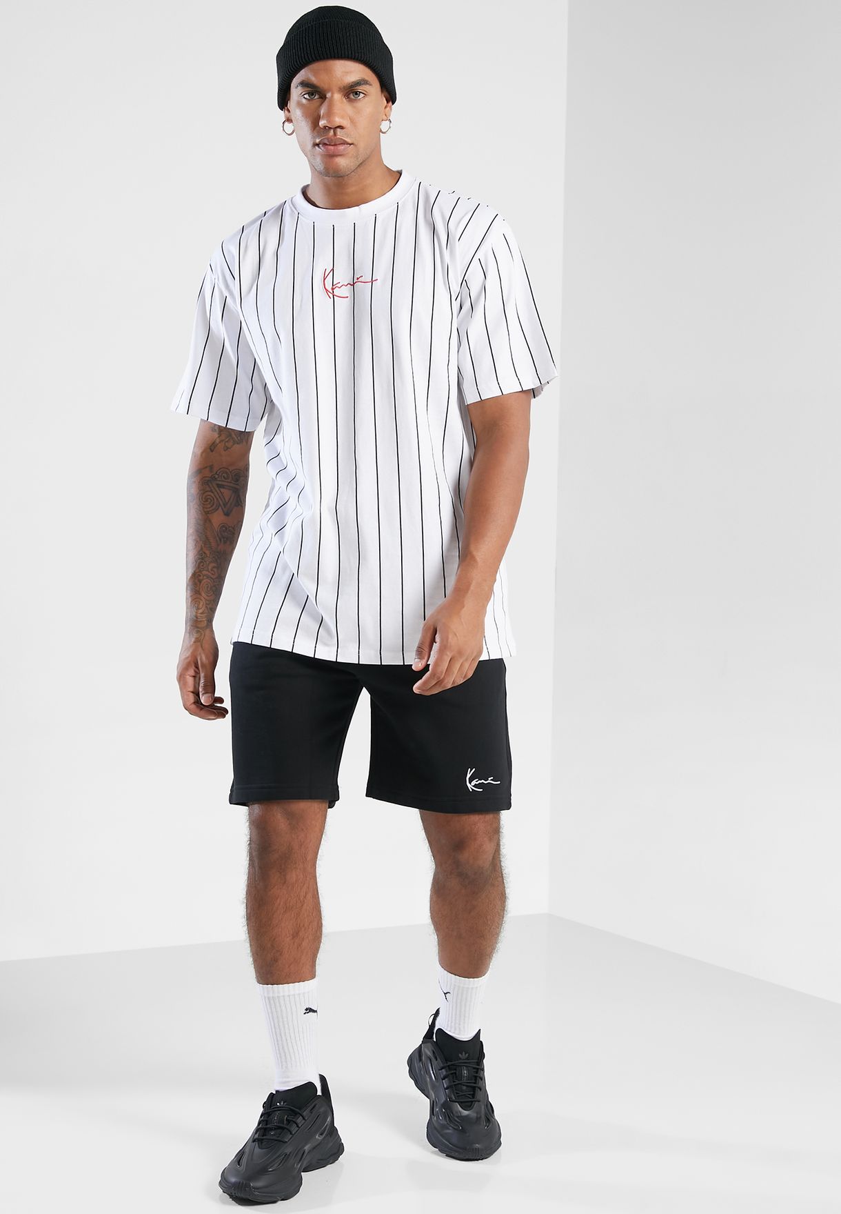 Small Signature Pinstripe T-Shirt