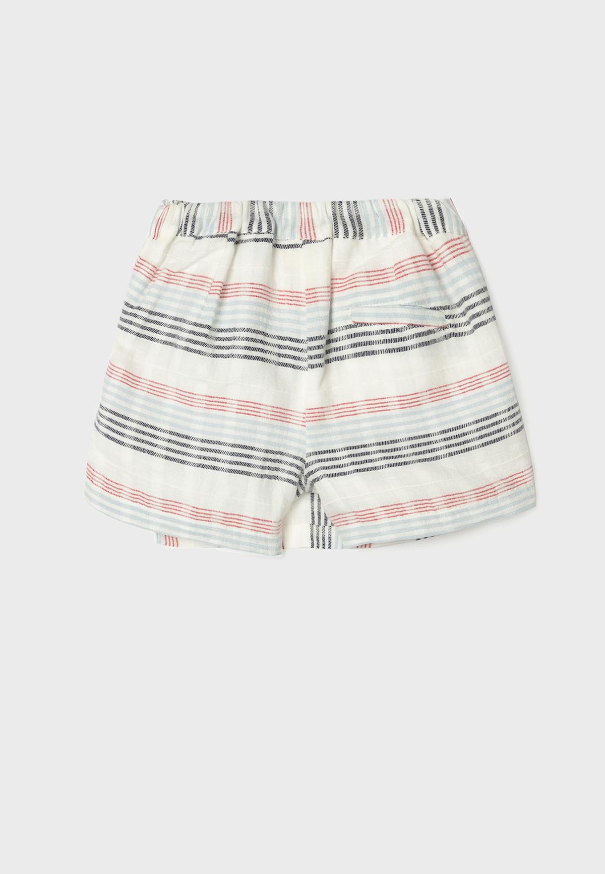 Kids Striped Side Tie Skirt