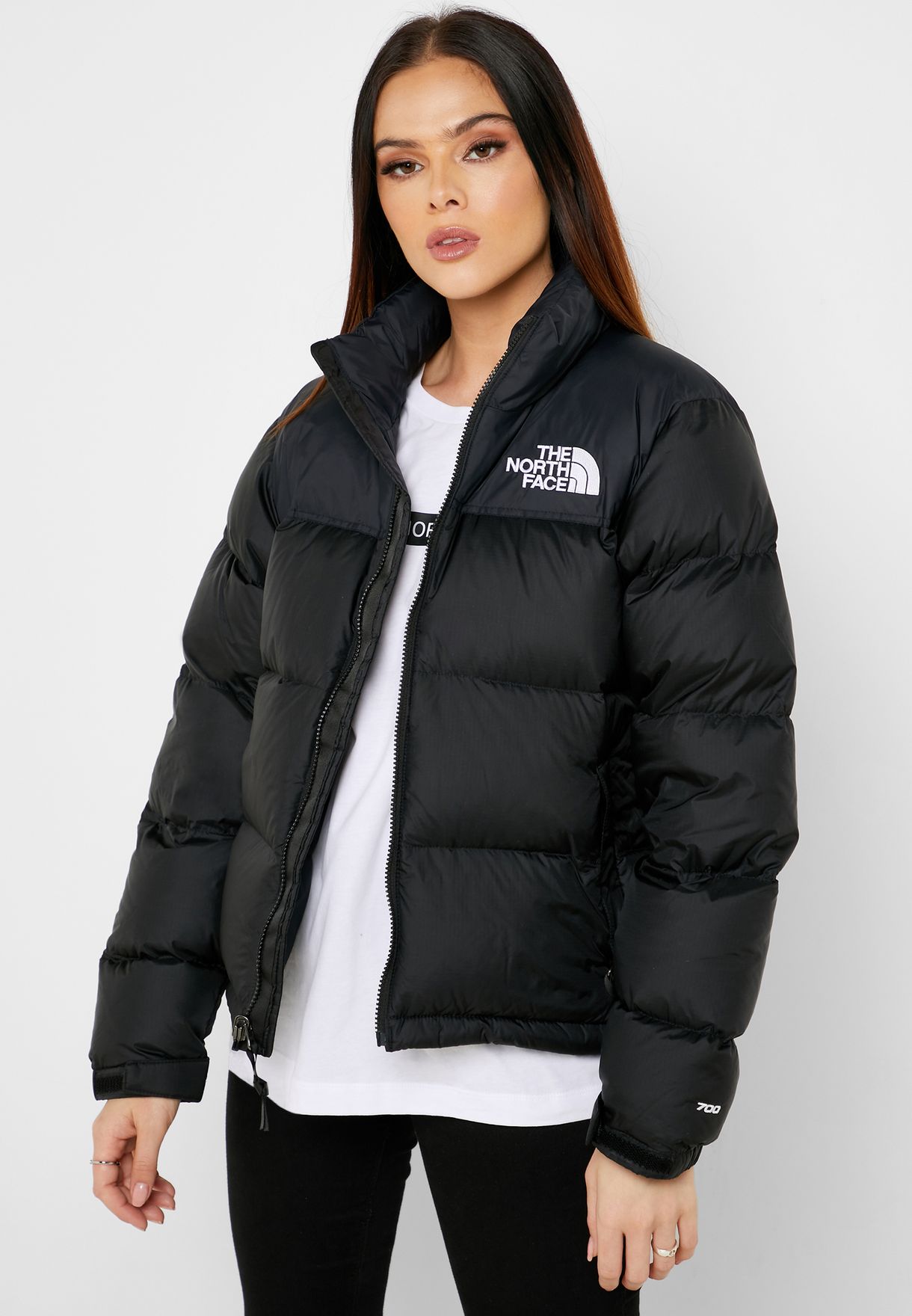 black north face puffer jacket