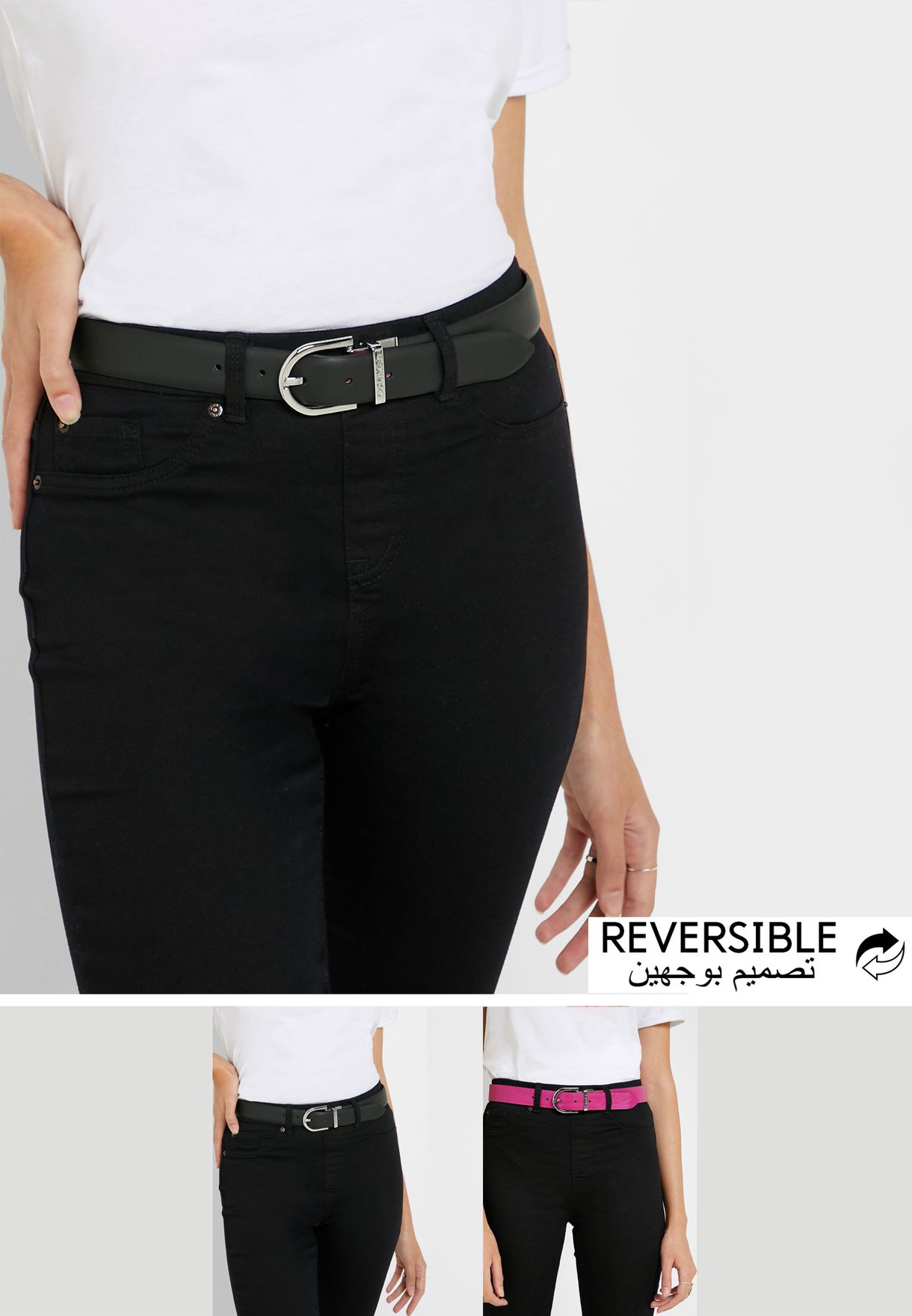 calvin klein women's reversible belt