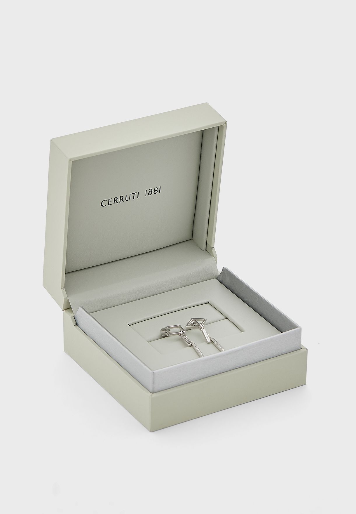 Buy Cerruti 1881 silver Double Chain Drop Earrings for Women in Doha ...