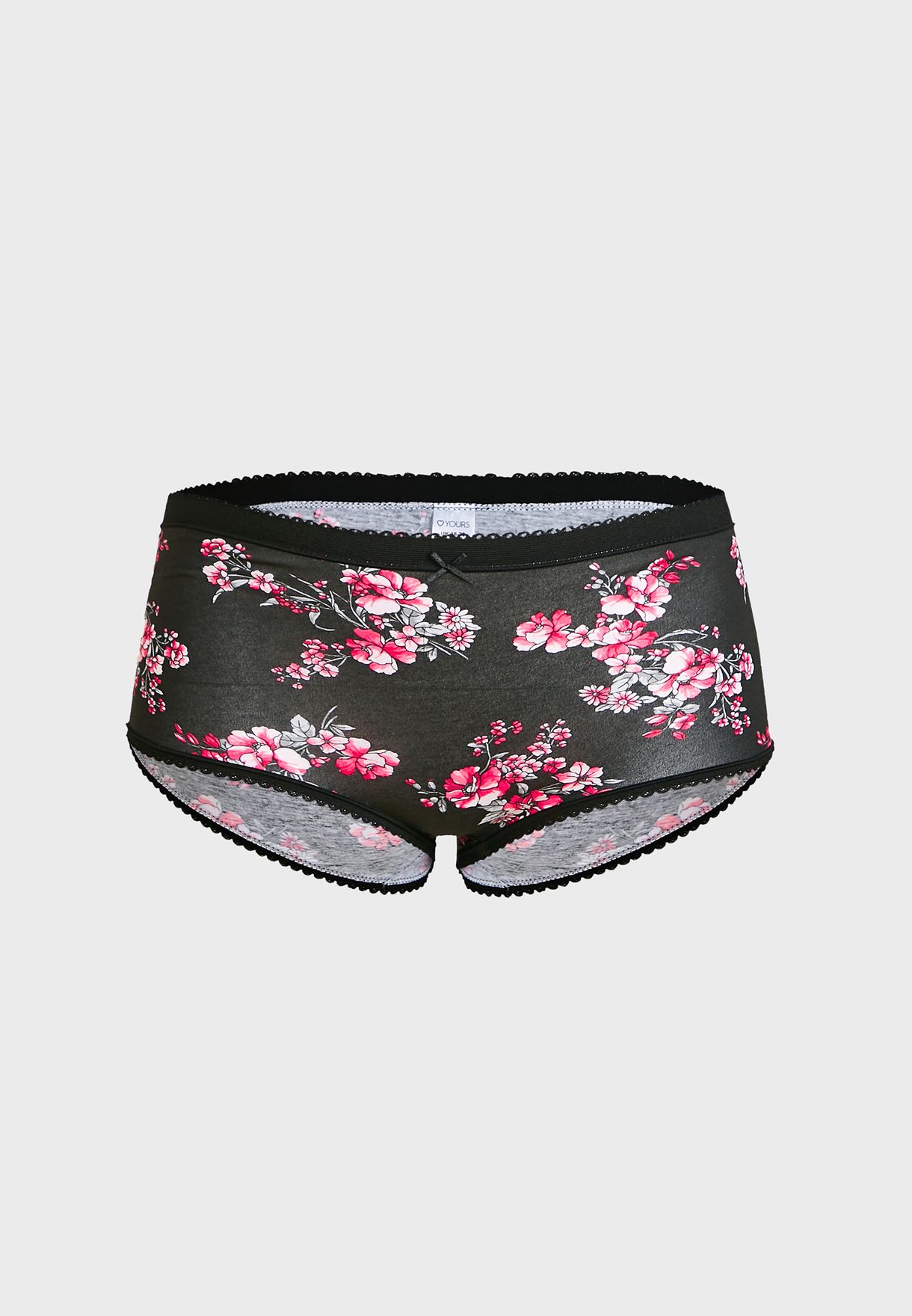 5 Pack Floral Full Briefs
