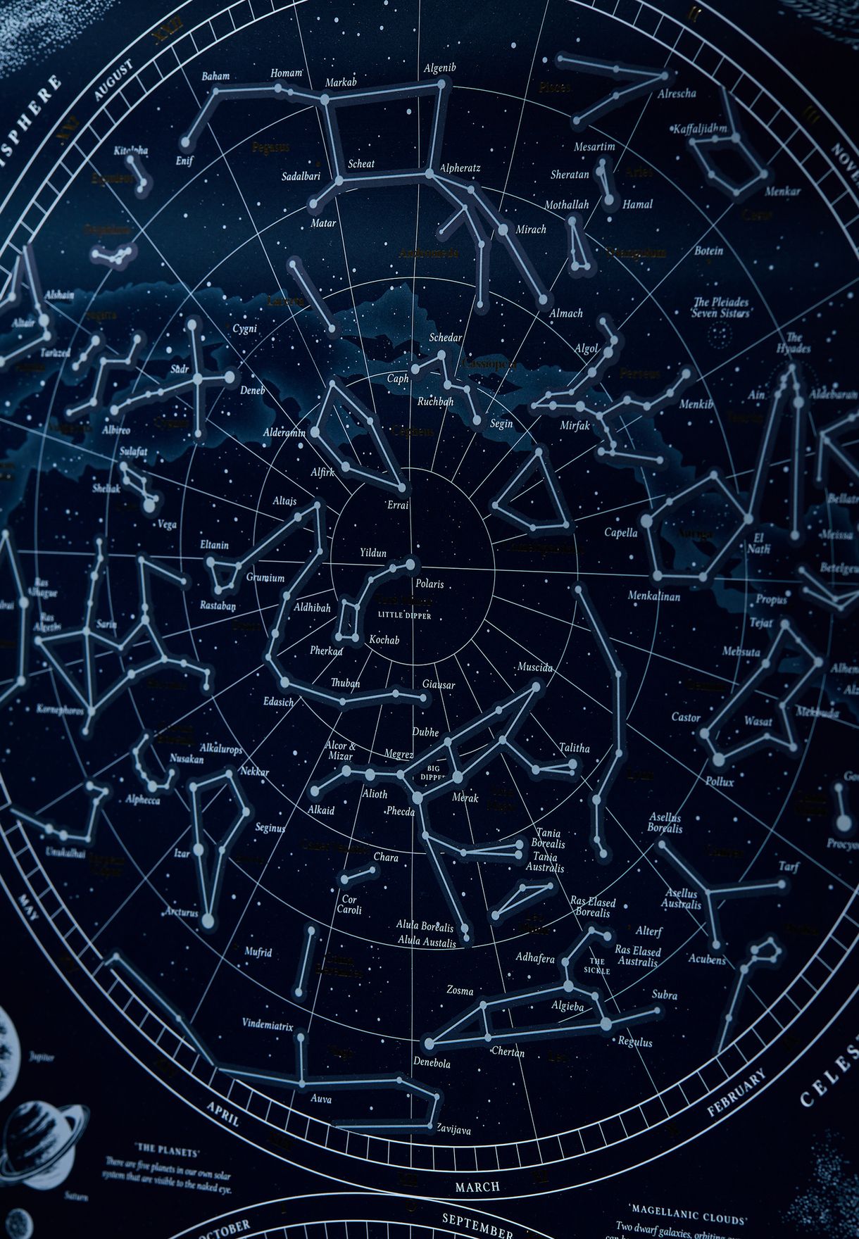 Night Sky Chartologist Map