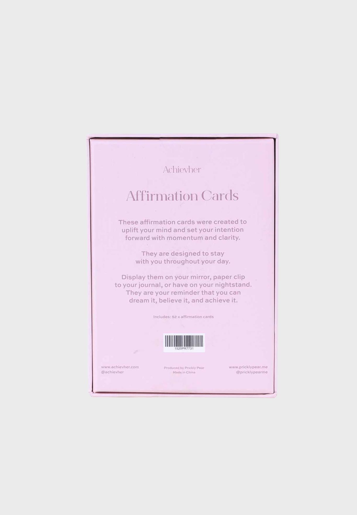 Achievher Affirmation Cards